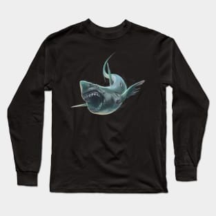 Just Ghost Shark! Long Sleeve T-Shirt